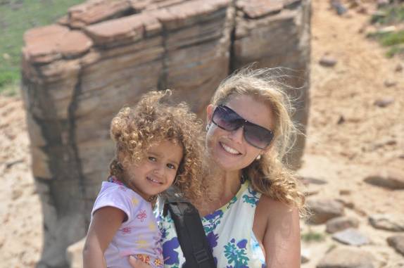 Nova amiguinha da Ana, em Jericoacoara - CE